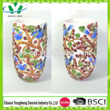 2014 Neues Produkt China Lieferant Keramik Vase mit Vogel Design